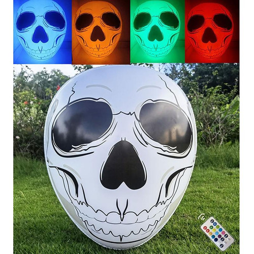 Halloween Bar Haunted House Shopping Mall Inflatable Decoration, Size: 55cm Glowing Skull