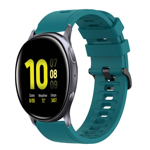 For Samsung Galaxy Watch Active 2 40mm 20mm Solid Color Soft Silicone Watch Band(Green) For Samsung Galaxy Watch Active 2 40mm 20mm Solid Color Soft Silicone Watch Band(Green)