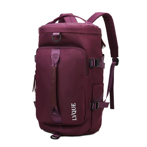 375 Large-capacity Waterproof and Wear-resistant Crossbody Travel Backpack(Charming Purple)