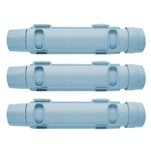 3 PCS Home Circular Barrel Sushi Model DIY Sushi Tool(Wheat Blue)