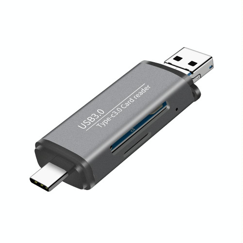 ADS-101 USB 3.0 Multi-function Card Reader(Grey)