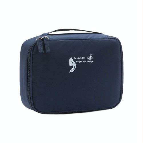 RH914 Travel Portable Waterproof Large-capacity Cosmetic Storage Bag(Navy Green)