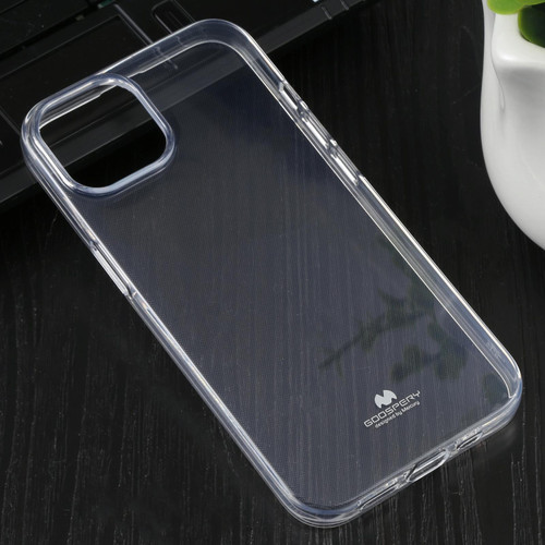 For iPhone 14 GOOSPERY JELLY Shockproof Soft TPU Case (Transparent)