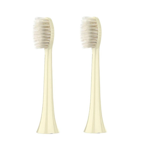 2 PCS Electric Toothbrush Head for Ulike UB602 UB603 UB601,Style: Soft -sensitive Avocado Green