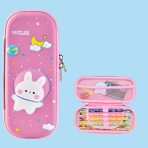 Uime EVA 3D Multi-compartment Pencil Case Stationery Box Children School Supplies(Lunar Rabbit) Uime EVA 3D Multi-compartment Pencil Case Stationery Box Children School Supplies(Lunar Rabbit)