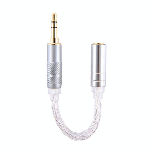 ZS0021 3.5mm Male to 2.5mm Female Balance Adapter Cable (Silver)