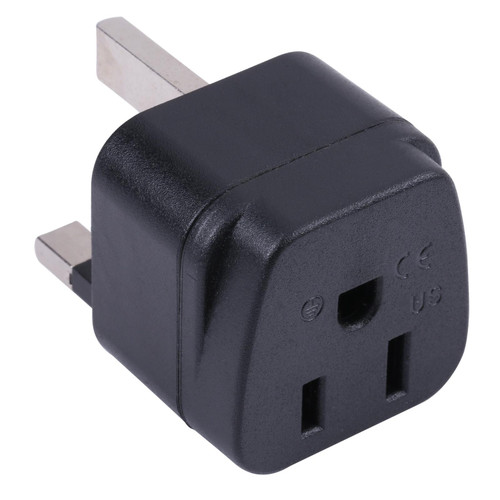 Portable Three-hole US to UK Plug Socket Power Adapter