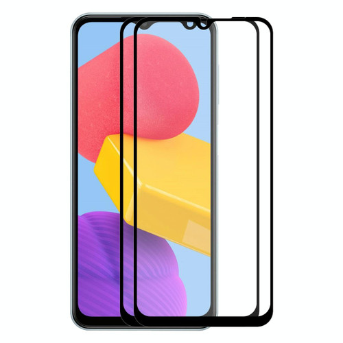 2 PCS For Samsung Galaxy M13 4G / F13 4G ENKAY Hat-Prince Full Glue 0.26mm 9H 2.5D Tempered Glass Full Film