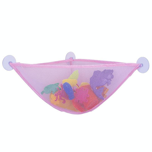 Home Bathroom Storage Bag Multifunctional Children Toy Storage Bag(Pink)