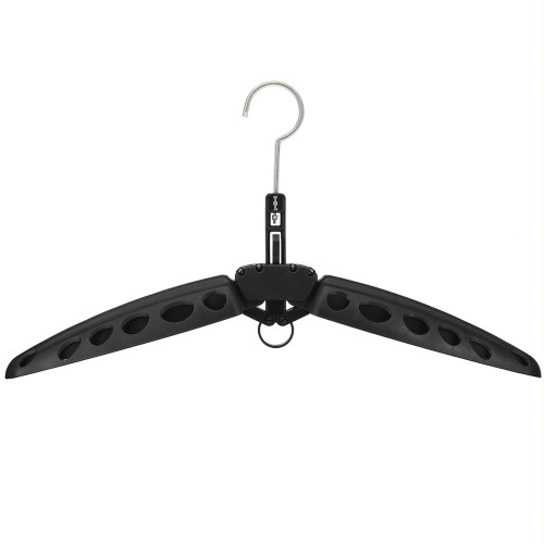 Wetsuit Hanger Thickened Multifunctional Folding Drying Rack(Black)