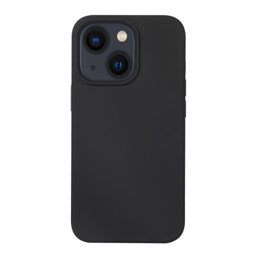 For iPhone 14 Plus Liquid Silicone Phone Case  (Black)
