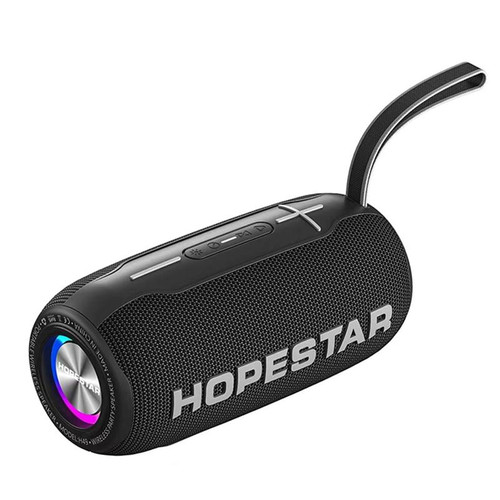 HOPESTAR H49 RGB Light TWS Waterproof Wireless Bluetooth Speaker(Black)