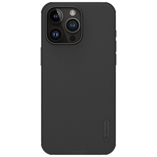 For iPhone 15 Pro Max NILLKIN Frosted Shield Pro PC + TPU Phone Case(Black)