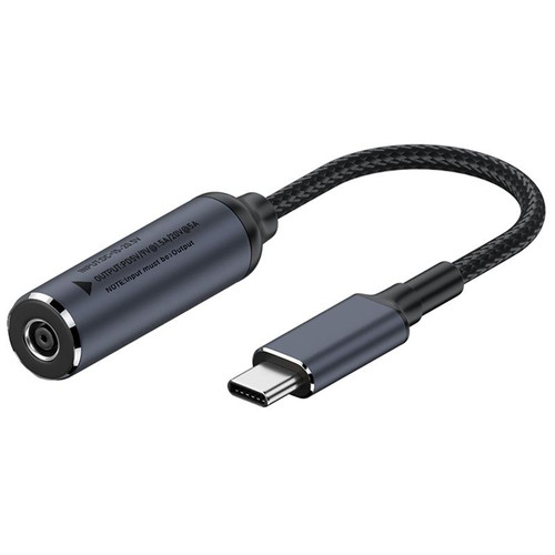 DC 4.5 x 0.6mm to USB-C / Type-C Male 100W Computer Charging Adapter Connector