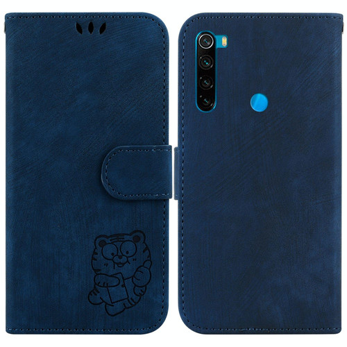 For Xiaomi Redmi Note 8 Little Tiger Embossed Leather Phone Case(Dark Blue) For Xiaomi Redmi Note 8 Little Tiger Embossed Leather Phone Case(Dark Blue)