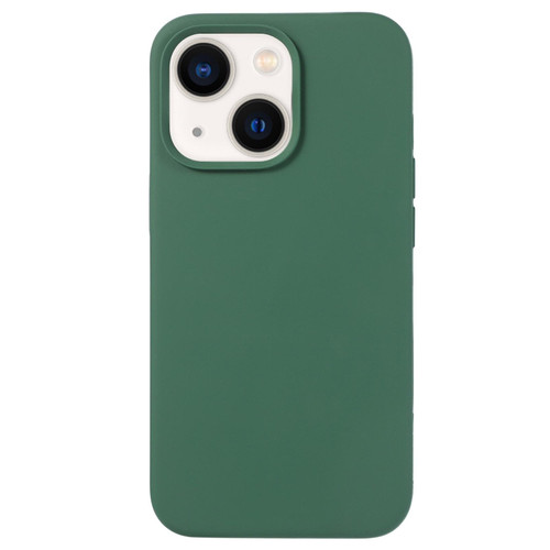 For iPhone 15 Plus Liquid Silicone Phone Case(Clover Green)