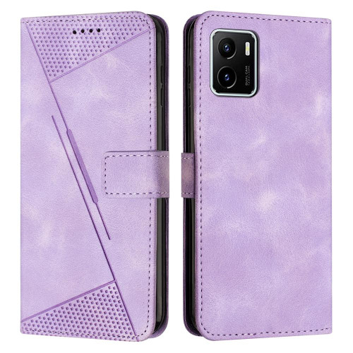 For vivo Y15a / Y15s Dream Triangle Leather Phone Case with Lanyard(Purple) For vivo Y15a / Y15s Dream Triangle Leather Phone Case with Lanyard(Purple)