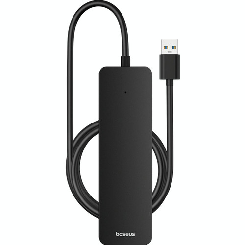 Baseus Ultra Joy Series 4 in 1 USB to USB3.0x4 HUB Adapter, Cable Length:100cm(Black)