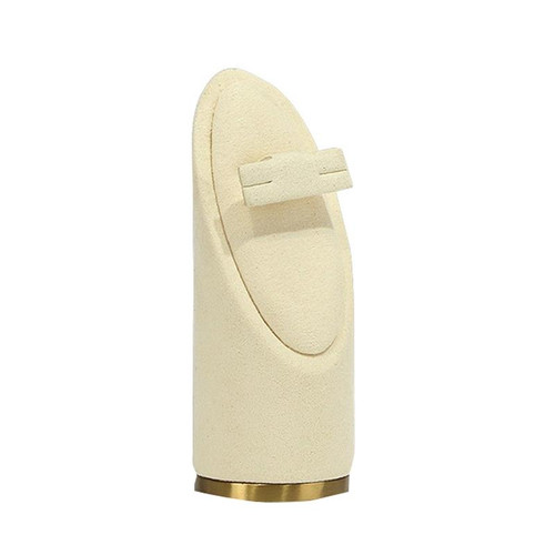 4x10.5cm Curved Stud Holder Window Jewelry Display Props Necklace Earrings Ring Jewelry Stand