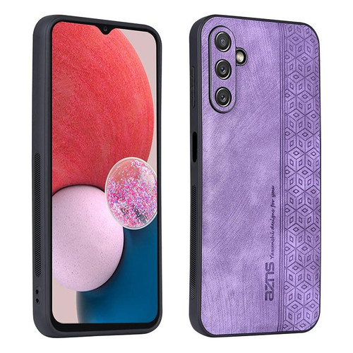 For Samsung Galaxy A25 5G AZNS 3D Embossed Skin Feel Phone Case(Purple) For Samsung Galaxy A25 5G AZNS 3D Embossed Skin Feel Phone Case(Purple)