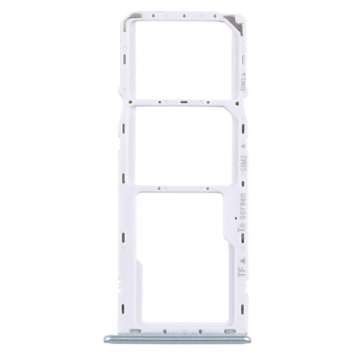 For Samsung Galaxy A22 5G SM-A226B Original SIM Card Tray + SIM Card Tray + Micro SD Card Tray (Green)