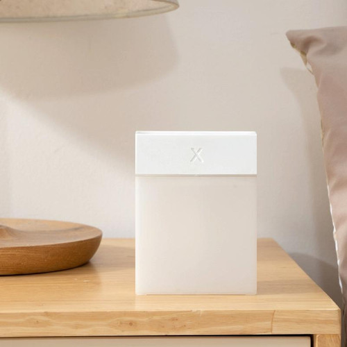 Mini USB Silent Night Light Desktop Humidifier(White)