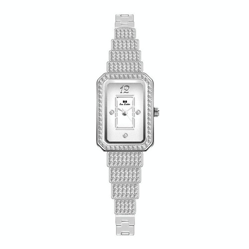 BS Bee Sister FA1138 Ladies Diamond Watch Jewelry Chain Watch(Silver)