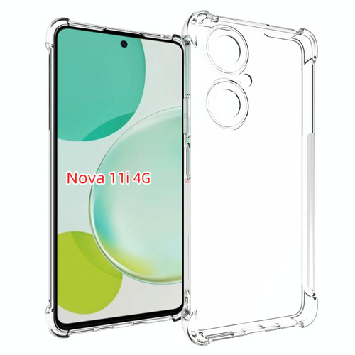 For Huawei nova 11i 4G Global Shockproof Non-slip Thickening TPU Phone Case(Transparent)