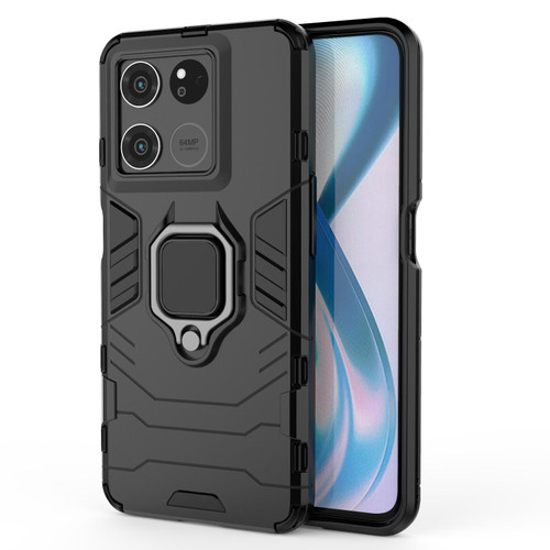 For OnePlus Ace Racing Magnetic Ring Holder PC + TPU Phone Case(Black)