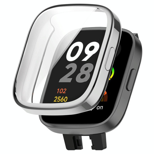 For Redmi Watch 3 Lite TPU Fully Enclosed Watch Protective Case(Silver)