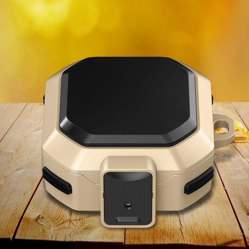 For Samsung Galaxy Buds Live / Buds 2 / Buds Pro / Buds 2 Pro Thunder Battlegear Anti-fall Earphones Protective Case with Switch (Gold)