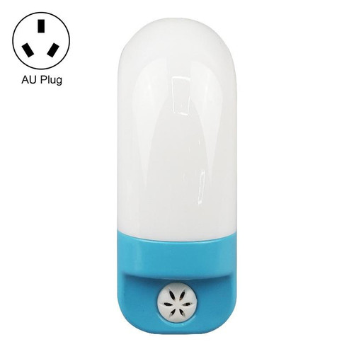A88 Intelligent Light Sensing LED Bedside Lamp Corridor Aisle Night Light, Plug:AU Plug(Blue)