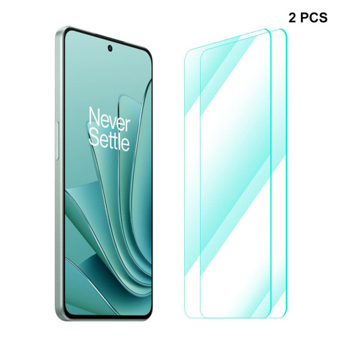 For OnePlus Ace 2V 2pcs ENKAY Hat-Prince 0.26mm 9H 2.5D High Aluminum-silicon Tempered Glass Film