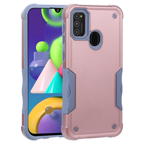 For Samsung Galaxy M21s / M30s Non-slip Shockproof Armor Phone Case(Rose Gold) For Samsung Galaxy M21s / M30s Non-slip Shockproof Armor Phone Case(Rose Gold)