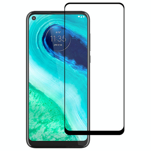 For Motorola Moto G Fast Full Glue Full Screen Tempered Glass Film