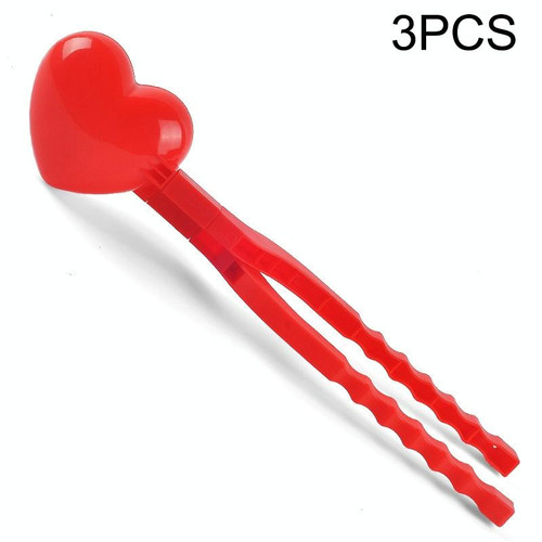 3 PCS Children Winter Outdoor Snowball Clip Toy Parent-Child Snowball Fight Mold, Style: Large Love 3 PCS Children Winter Outdoor Snowball Clip Toy Parent-Child Snowball Fight Mold, Style: Large Love