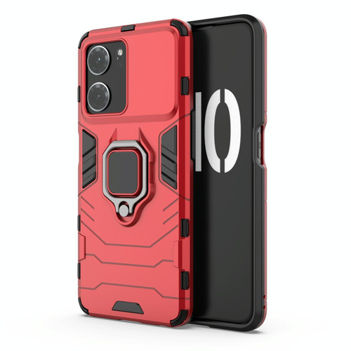 For OPPO K10 Magnetic Ring Holder PC + TPU Phone Case(Red) For OPPO K10 Magnetic Ring Holder PC + TPU Phone Case(Red)
