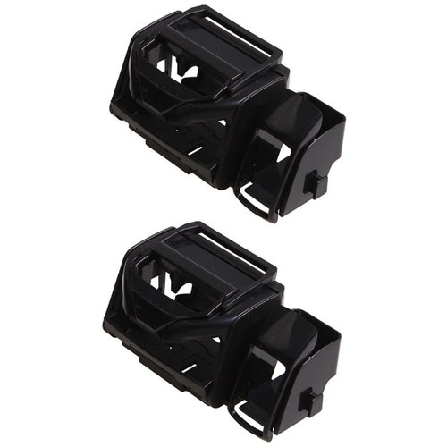 2 PCS SD-1012 Car Multifunctional Drink Holder Garbage Box(Black)