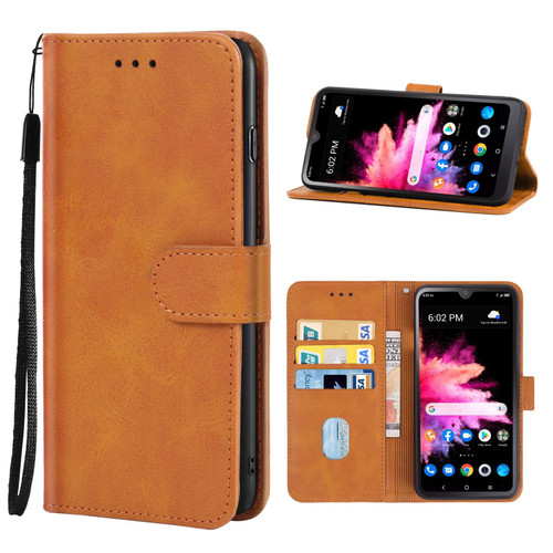 For TCL 30z T602DL Leather Phone Case(Brown)