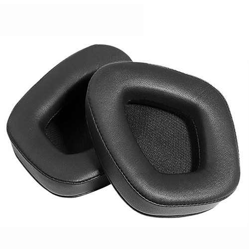 2 PCS Replacement Earpads for Corsair Void Pro Elite,Style: Black Lamb Leather