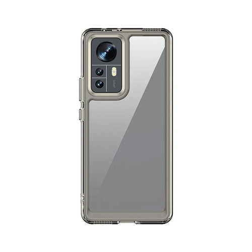 For Xiaomi 12 / 12X / 12S Colorful Series Acrylic + TPU Phone Case(Transparent Black) For Xiaomi 12 / 12X / 12S Colorful Series Acrylic + TPU Phone Case(Transparent Black)
