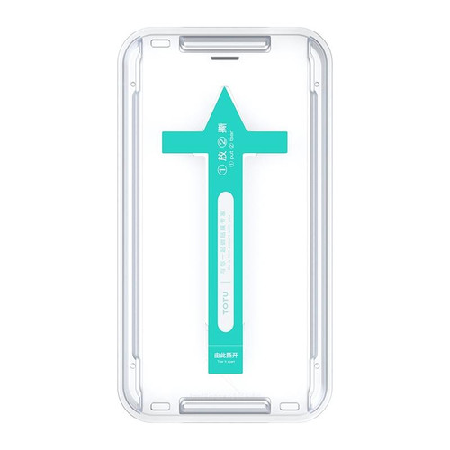 For iPhone 13 Pro Max TOTUDESIGN AB-071 HD Printing Dust Screen Film (Black)