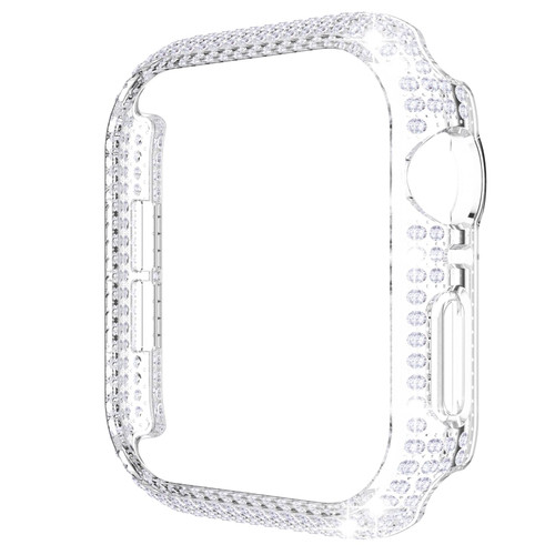 Hollowed Diamond PC Watch Case For Apple Watch Series 3&2&1 38mm(Transparent)