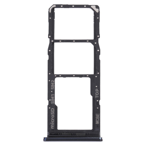 For Samsung Galaxy M32 5G SM-M326B Original SIM Card Tray + SIM Card Tray + Micro SD card tray (Black)