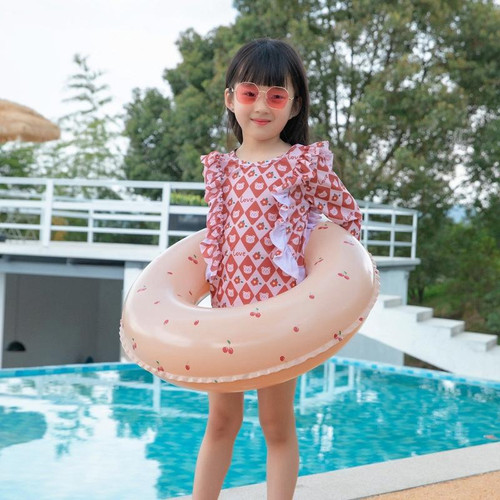 2 PCS Thickened Children Swimming Ring Inflatable Underarm Ring 50cm(Cherry) 2 PCS Thickened Children Swimming Ring Inflatable Underarm Ring 50cm(Cherry)