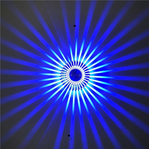 LED Aluminum Aisle Light Sunflower Leisure And Entertainment Place Decorative Light, Power source: Invisible Installation 3W(Blue)