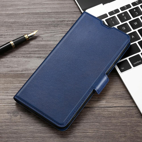 For Alcatel 1SE 2020 Ultra-thin Voltage Side Buckle PU + TPU Leather Phone Case(Blue)