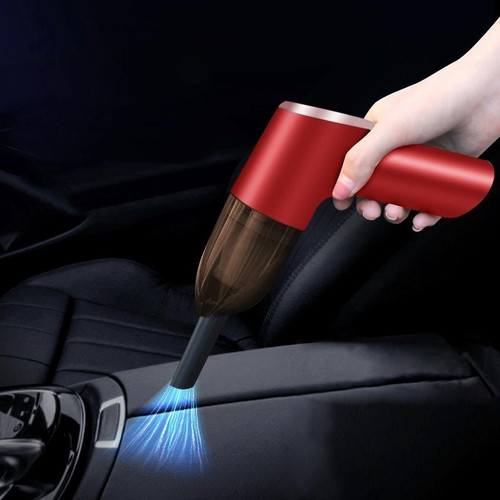 Home Handheld Desktop Cleaning Wireless Vacuum Cleaner Small Powerful Car Vacuum Cleaner(Red)