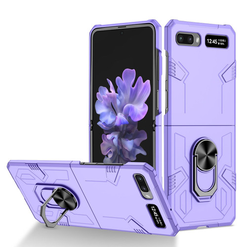 For Samsung Galaxy Z Flip 5G Matte UV Shockproof Phone Case(Purple)