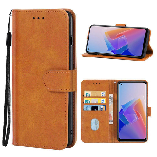 Leather Phone Case For OPPO Reno7 5G Foreign Version / Find X5 Lite(Brown) Leather Phone Case For OPPO Reno7 5G Foreign Version / Find X5 Lite(Brown)